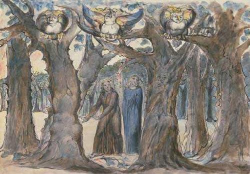 William Blake The Harpies and the Suicides China oil painting art